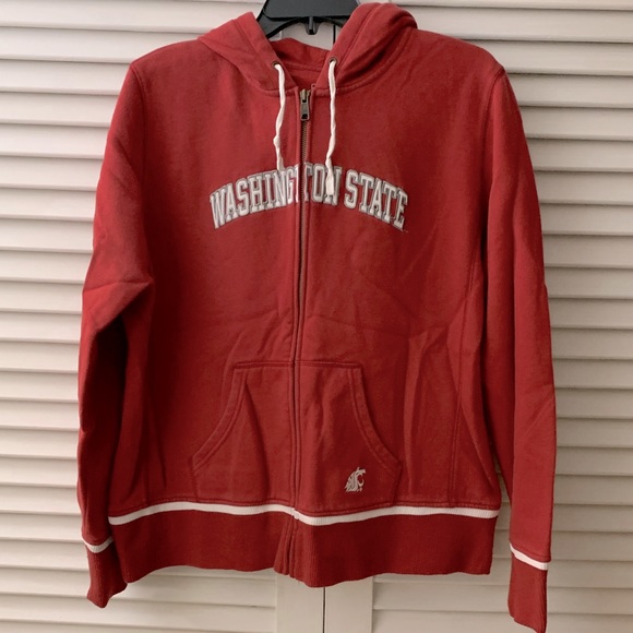 Nike Tops - New WSU zip up hoodie - embroidered - XL